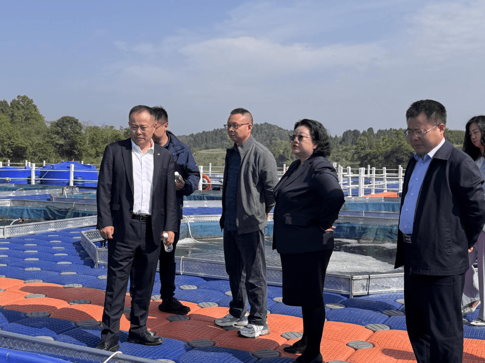 通威股份高层赴水霖渔业考察 共探大水面智慧渔业发展新路径